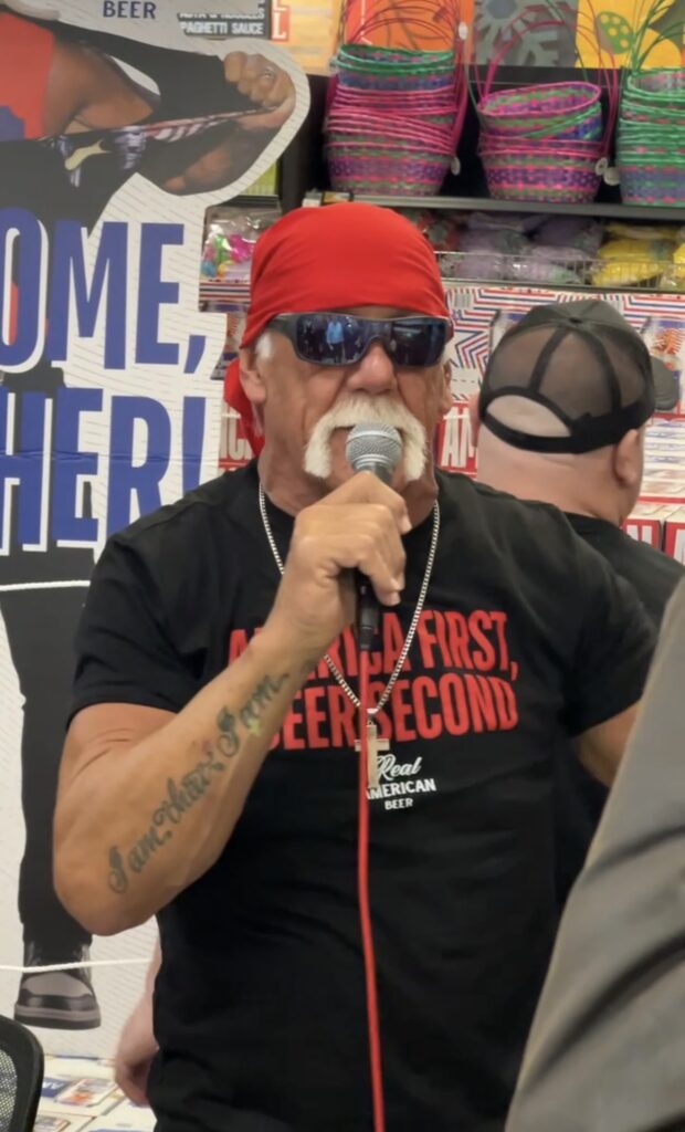Hulk Hogan at ShopRite in Carmel, NY