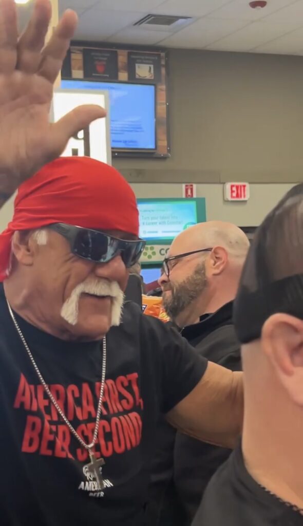 Hulk Hogan at ShopRite in Carmel, NY